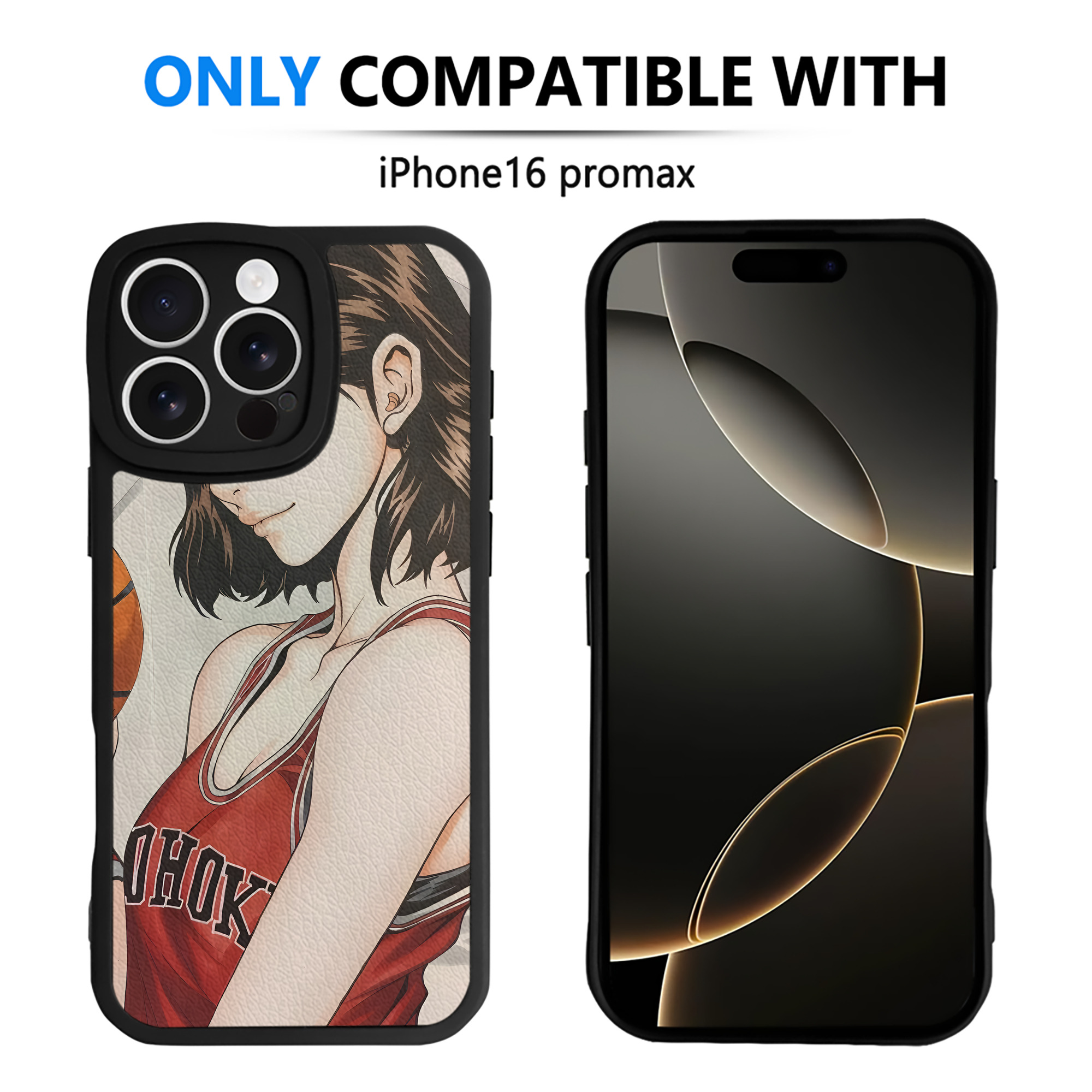 （画像用） SLAM DUNK／スラムダンク 【iPhone 16シリーズ対応】シリコンスマホケース（レザー調） 材質：シリコン